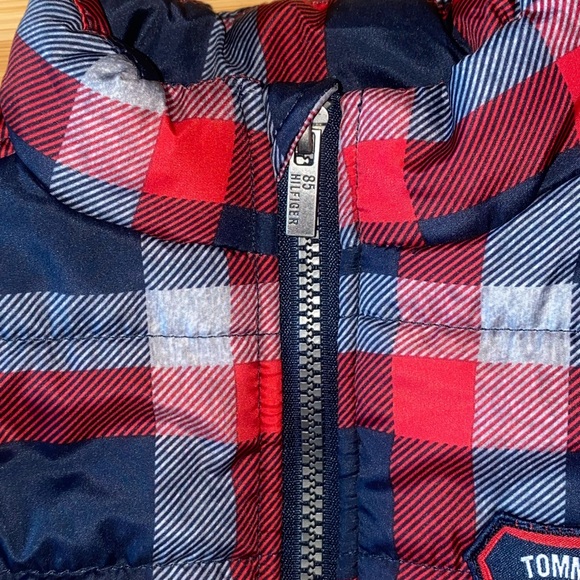 Tommy Hilfiger Vest Plaid Toddler 3T Puffer - Picture 9 of 10